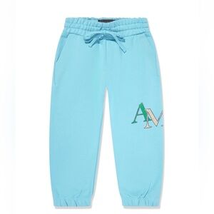 AMIRI Light Blue Kids Joggers with Logo